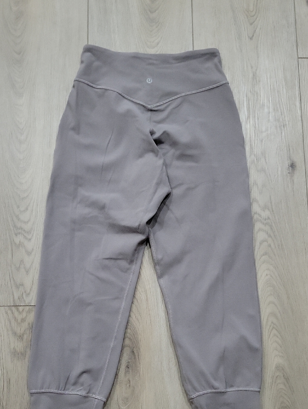 lululemon athletica High-Waist Cropped Leggings in Light Gray